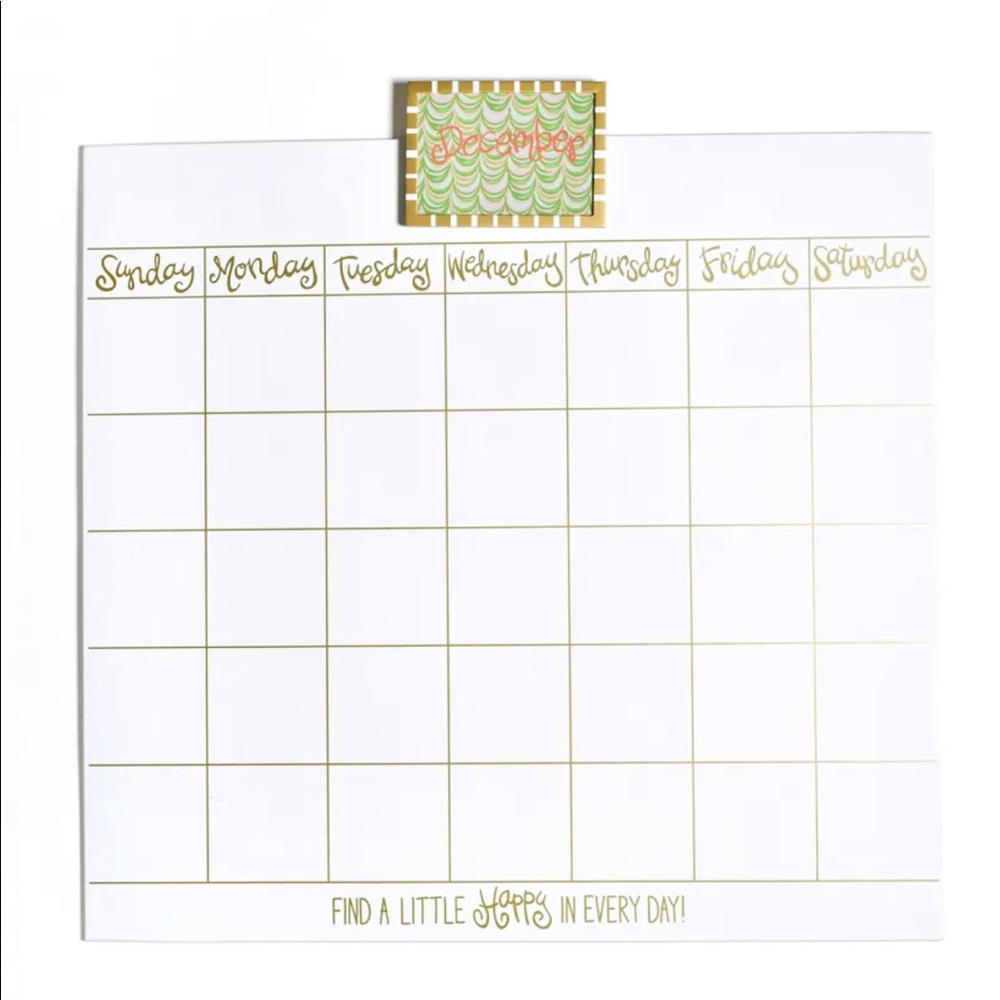 Happy Everything! Magnetic Dry Erase Calendar 18 inch
